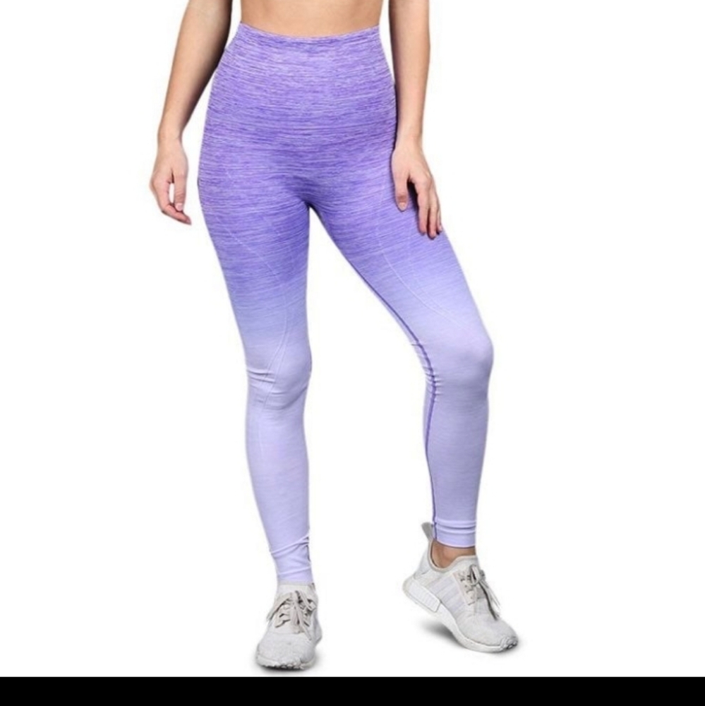 Yalette Purple ombre leggings Sz L